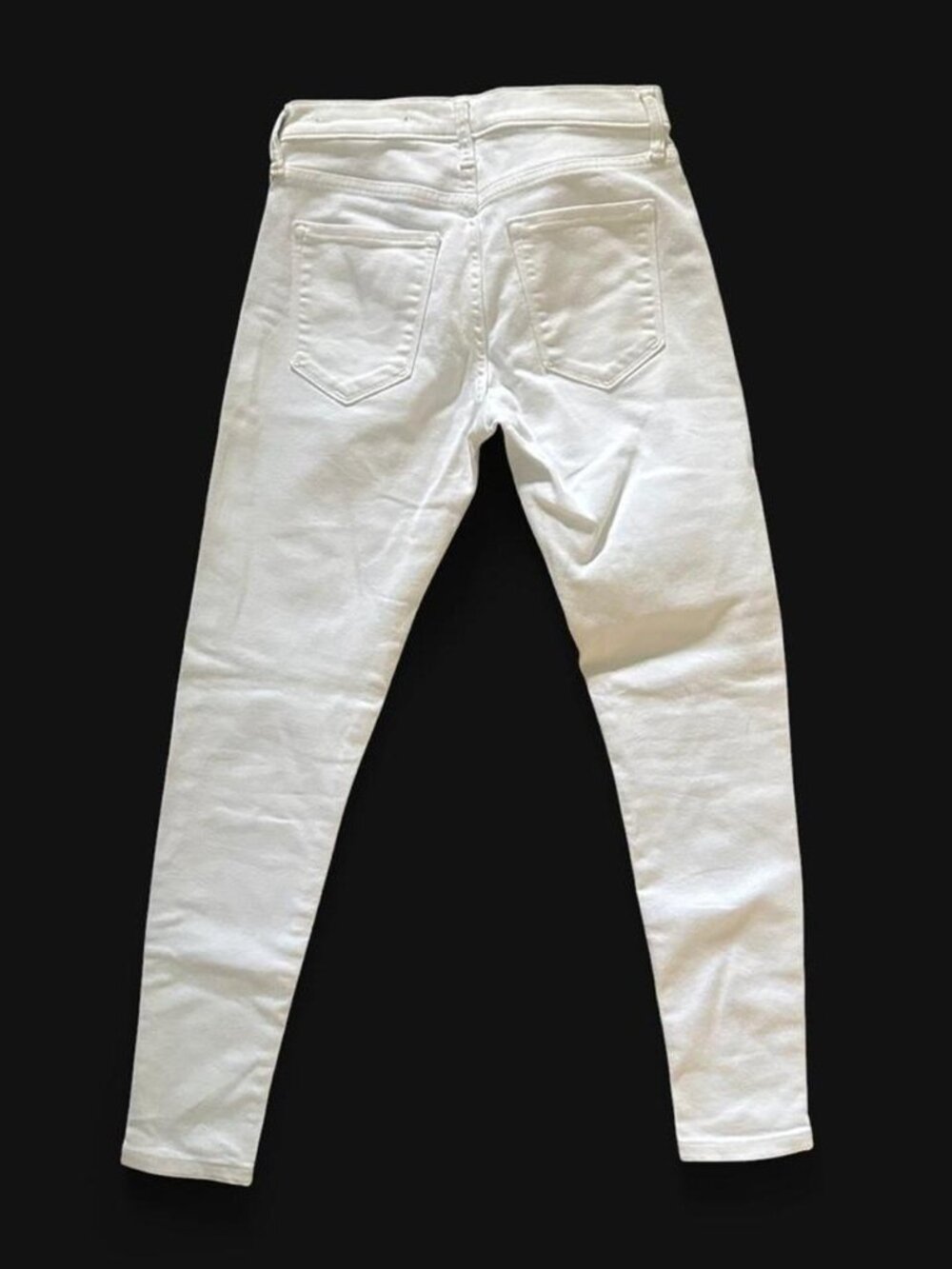 Banana Republic white skinny jeans